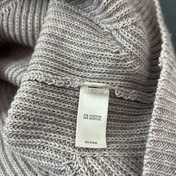 J Jill Womens Sweater Plus Size 4X Blue Gray 3/4 Sleeve knit pop over round neck - Picture 10 of 11